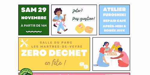 Repair caf\u00e9 - Z\u00e9ro d\u00e9chet en f\u00eate !