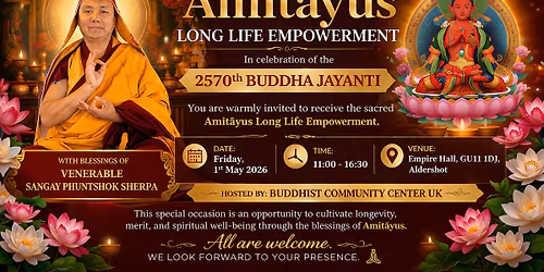 2570th Buddha Jayanti Celebrations at BCCUK