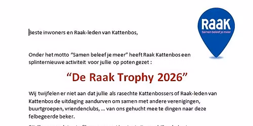 Raak Trophy 2026