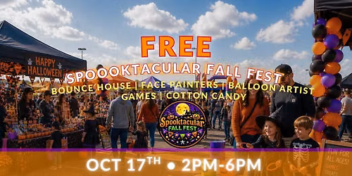 Spooktacular Fall Fest - FREE Community Festival!