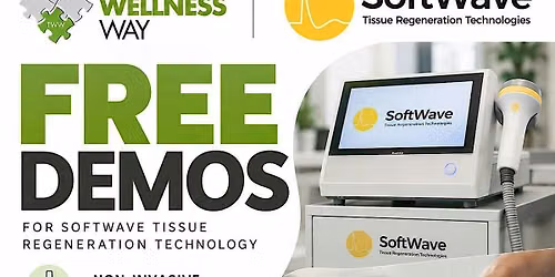 FREE SoftWave Demo Day - Non-Invasive Pain Relief Tissue Regeneration Tech