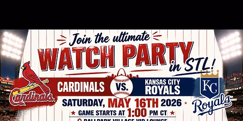 MLB Watch Party: Cardinals vs. Royals (Game 2)