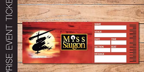 Miss Saigon at Palace Theatre Manchester