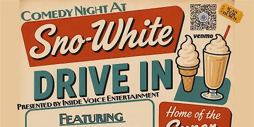 Comedy Night at Snow White Drive-In