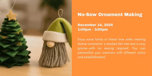 No-Sew Ornament Making