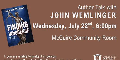 Author Talk with John Wemlinger