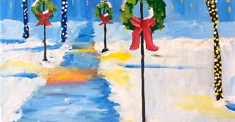 Holiday Lights Downtown - Paint and Sip at Lansing Brewing Company! 
