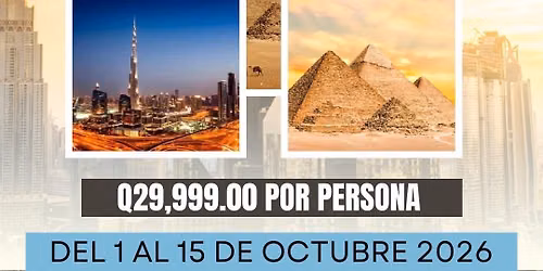 Faraones y Rascacielos Dubai y Egipto 