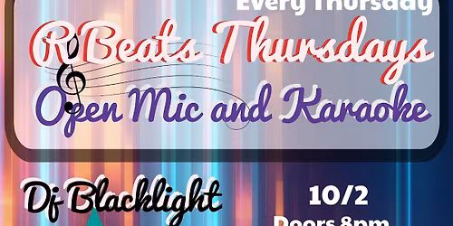 RBeats Thursdays, Open Mic & Karoke