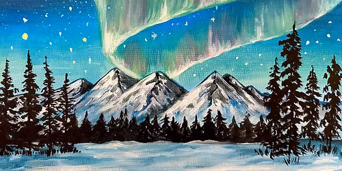 Nothern Lights Sip & Paint @ The Horse & Jockey, Sutton Coldfield - No experience required!