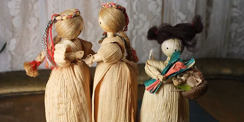 Early Frontier Corn Husk Dolls