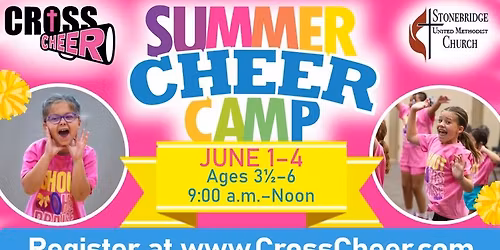 Cheer Camp for Preschoolers at Stonebridge UMC