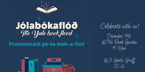 Celebrate Jolabokaflod with us at BOTH shops!