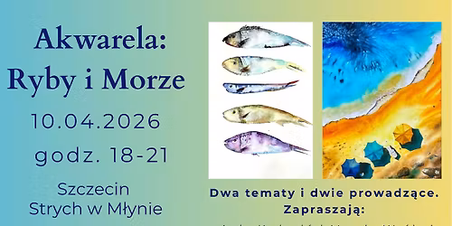 Akwarela: Podw\u00f3jna Dawka - Ryby i Morze \/ dwie prowadz\u0105ce