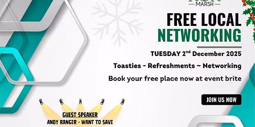 FREE Monthly Business Networking (1 per industry)