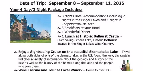 Finger Lakes of New York