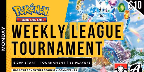 Pokemon Monday League Tournament