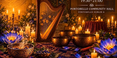 Live Harp Sound Journey infused with Blue lotus meditation