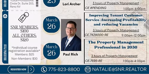 SNR Property Management Symposium - Education Event