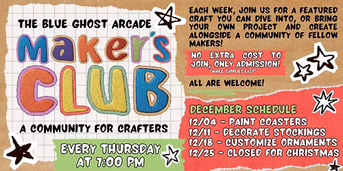 Maker's Club - Ornaments