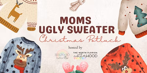 Moms Ugly Sweater Christmas Potluck