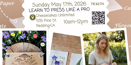 Flower Pressing Workshop