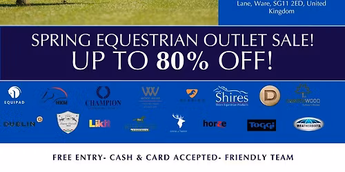 SILVER LEYS- EQUESTRIAN SPRING OUTLET SALE