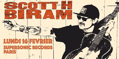 Scott H. Biram \ud83d\udcfb Supersonic records, Paris