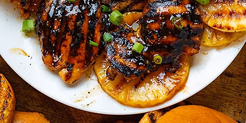 Cork 'N' Fork- Huli Huli Chicken Vegetable Fried Rice Hawaiian Mac Salad Green Salad