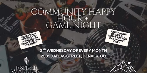 Community Happy Hour + Game Night