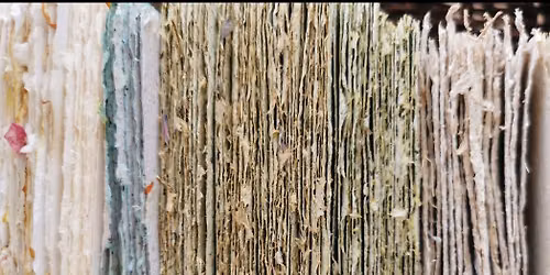 Papermaking in Priorslee: daffodil leaf fibre 