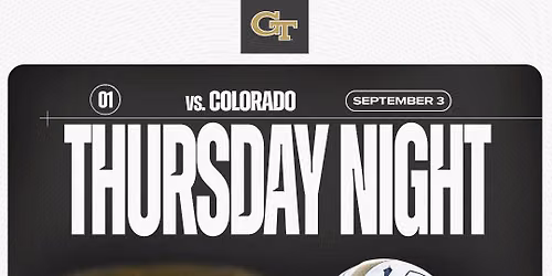 Colorado Buffaloes at Georgia Tech Yellow Jackets Football at Bobby Dodd Stadium