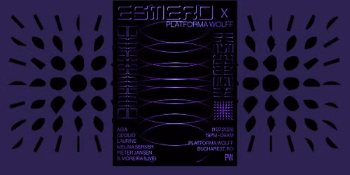 Esmero x Platforma Wolff \u2022 Asia, Cecilio, Laurine, Melina Serser, Pieter Jansen, S. Moreira (live)