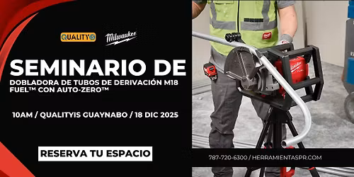 Seminario \u2013 Dobladora de Tubos de Derivaci\u00f3n M18 FUEL\u2122 con AUTO-ZERO\u2122