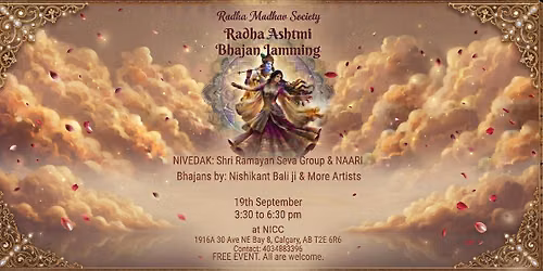 Radha Ashtmi Bhajan Jamming in Calgary!