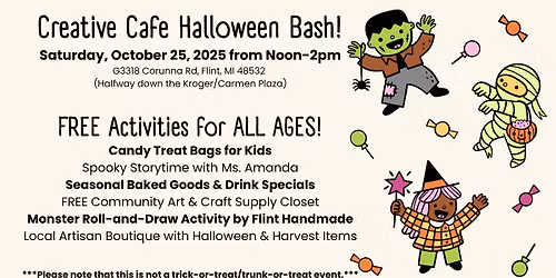 Creative Cafe Halloween Bash!