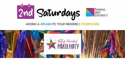 Feliz Navidad Pi\u00f1ata Party | Second Saturdays