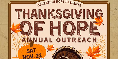 Thanksgiving of Hope