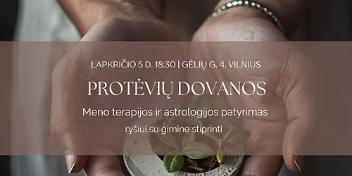 Prot\u0117vi\u0173 dovanos: resurs\u0173 vakaras moterims