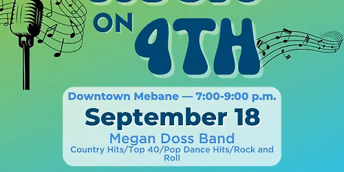 Music on 4th with Megan Doss Band!