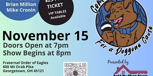 3rd Annual Comedy For A Doggone Cause