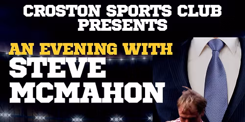 An Evening with Steve McMahon 