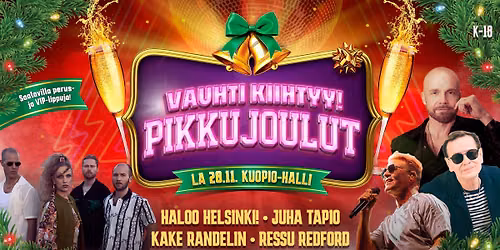 Kuopion Vauhti Kiihtyy! Pikkujoulut la 28.11.2026