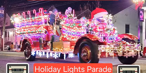 Mixtape Meltdown in the 2025 Holiday Lights Parade