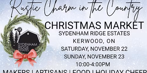 Rustic Charm in the Country Christmas Market 