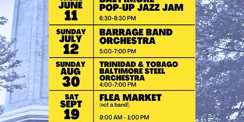 Baltimore Pop-Up Jazz Jam at the Roland Water Tower