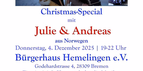 Milonga Hemelingen - Christmas-Special mit Julie & Andreas aus Norwegen