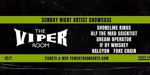 Sunday Night Artist Showcase - Rock