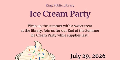 I scream, you scream, we all scream for Ice Cream Party
