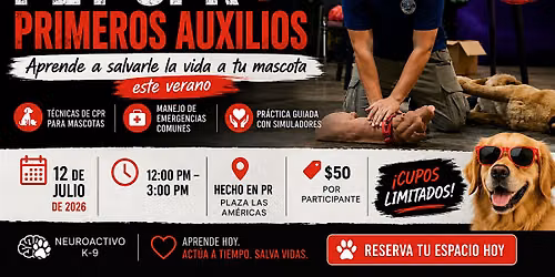 CPR y Primeros Auxilios para Perros y Gatos
